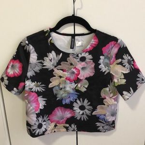 Floral crop top